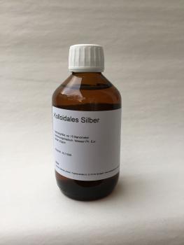 Kolloidales Silber, 25 ppm, Ø 15 nm (LASER Ablation!), 250ml Gießflasche Braunglas PP28