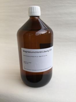 Magnesiumchlorid Ph. Eur. Lösung 33%, "Magnesiumöl", 1000ml, Gießflasche Braunglas PP28