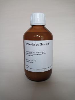 Kolloidales Silicium, 50 ppm, Ø 30-50 nm (LASER Ablation!), 250ml Gießflasche Braunglas PP28