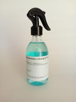 Methylenblau Lösung 0,75 µmol pharmazeutische Reinheit, Spray 250ml