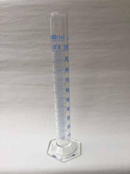 Messzylinder Glas 100ml, Zylinder Messgefäß