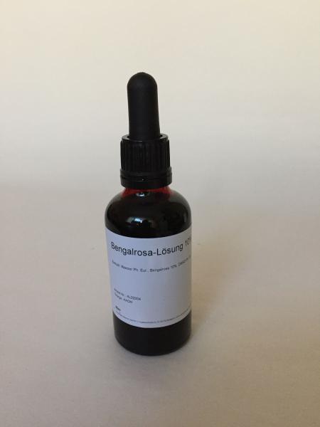 Bengalrosa Lösung 10% mit Pipette 50ml