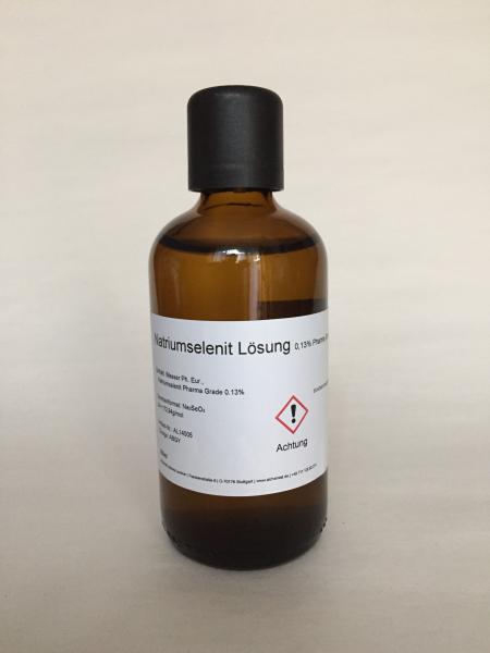 Natriumselenit Pharma Grade Lösung 0,13%  100ml mit Tropfverschluss