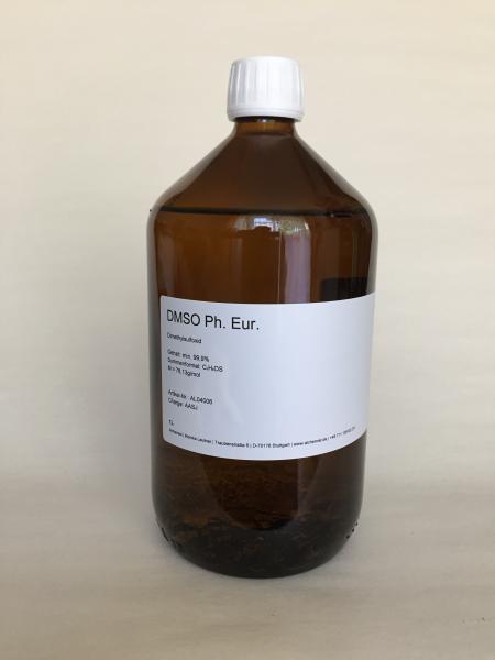 DMSO Ph. Eur. 99,9%  1000ml Gießflasche Braunglas PP28